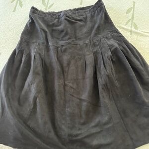 Suede Vintage Italian Skirt